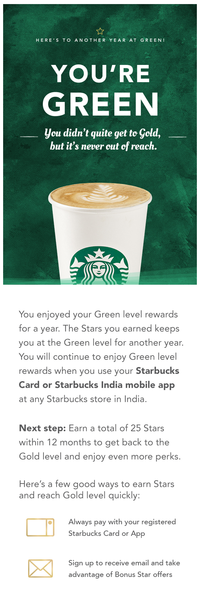 green card starbucks